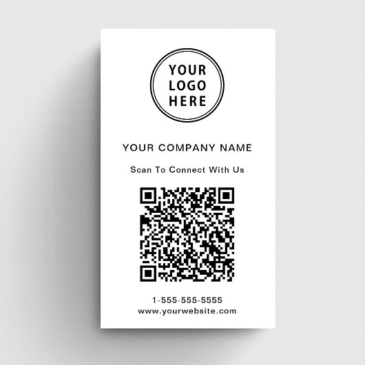 QR-Code für moderne Logos Visitenkarte