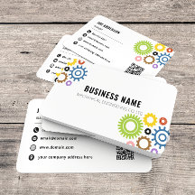 QR-Code für moderne mechanische Logos