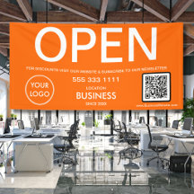 QR-Code für moderne Orange Business-Logos