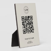 QR-Code für moderne Unternehmen Fotoplatte (Seite)