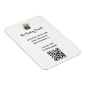 QR-Code für moderne Unternehmen Magnet (Rechte Seite)