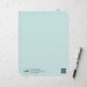 QR-Code für moderne Unternehmen - Türkisch Briefbogen