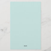 QR-Code für moderne Unternehmen - Türkisch Briefpapier (Rückseite)