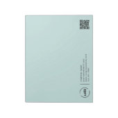 QR-Code für moderne Unternehmen - Türkisch Notizblock (Rotiert)