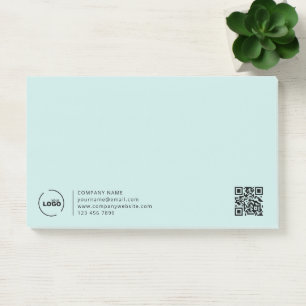 QR-Code für moderne Unternehmen - Türkisch Post-it Klebezettel