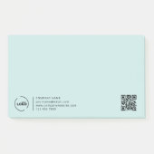 QR-Code für moderne Unternehmen - Türkisch Post-it Klebezettel (Vorderseite)