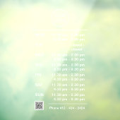 QR-Code für moderne, weiße komplexe Geschäftszeite Fensteraufkleber (Blatt 3)