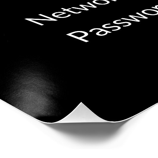 QR-Code für moderne Wifi-Logos für schwarze Untern Poster (Ecke)