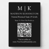 QR-Code für Monogram oder Add-Logo Fotoplatte (Vorderseite)