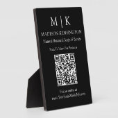 QR-Code für Monogram oder Add-Logo Fotoplatte (Seite)