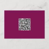QR-Code für Mulberry-Wine - Hochzeitskarte Begleitkarte (Rückseite)