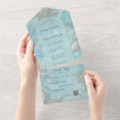 QR-Code für Muscheln und Starfish All In One Einladung (Abreißen)