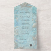 QR-Code für Muscheln und Starfish All In One Einladung (Innen Boden)