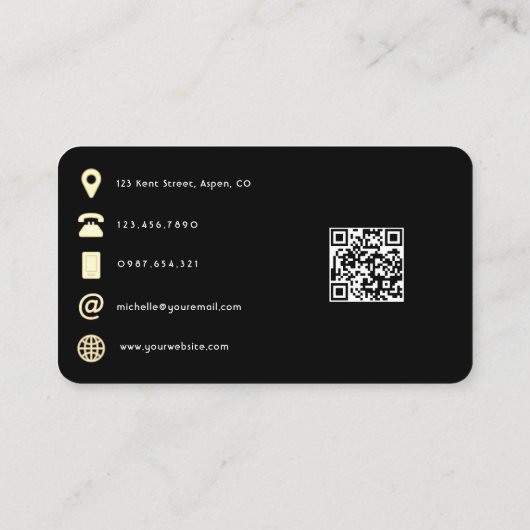 QR-Code für mystische Himmelsgoldmotten Visitenkarte (Rückseite)