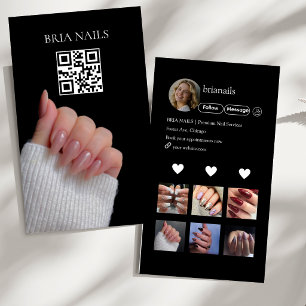 QR-Code für Nageldesigner Visitenkarte