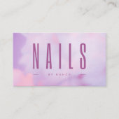 QR-Code für Nail Artist und Lila Logos Visitenkarte (Vorderseite)