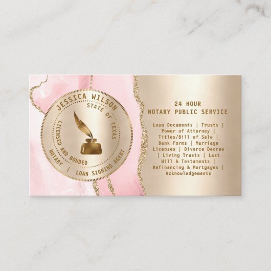 QR-Code für Notare Public Loan Signature Agent Fly Visitenkarte (Vorderseite)