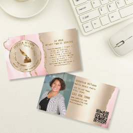 QR-Code für Notare Public Loan Signature Agent Fly Visitenkarte