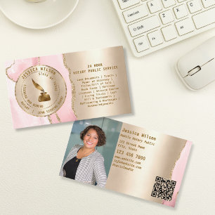 QR-Code für Notare Public Loan Signature Agent Fly Visitenkarte