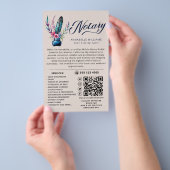 QR-Code für Notare Public Water Quill Feather Flyer (Handgriff)