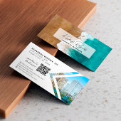 QR-Code für Ocean/Beach Rental Property Manager Visitenkarte