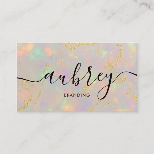 QR-Code für Opal Stone Visitenkarte (Vorderseite)