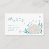 QR-Code für Ozeangeschenke Brautpartys Begleitkarte (Vorderseite)