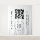 QR-Code für Party-Logo für benutzerdefinierte Vera Wandteppich (Vorderseite)