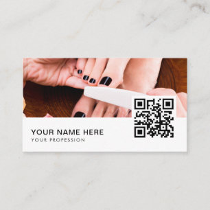 QR-Code für Pediküre Visitenkarte