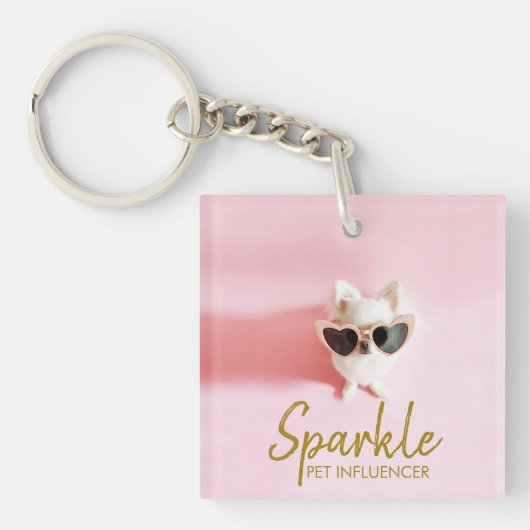 QR-Code für personalisierte Foto Social Media Schlüsselanhänger (Vorderseite)