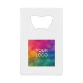 QR-Code für personalisiertes Business-Logo - URL-V Geldbeutel Flaschenöffner (Vorderseite)