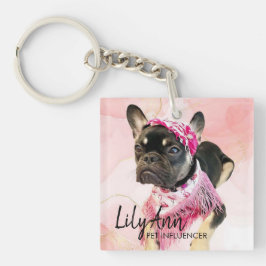 QR-Code für personalisiertes Foto | Lily Ann Schlüsselanhänger