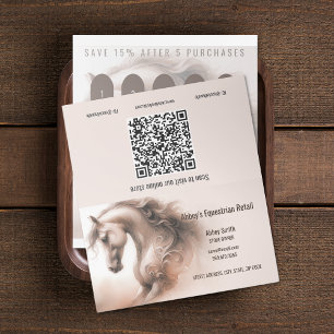 QR-Code für Pferde gedeckte Treuhandkarten Treuekarte