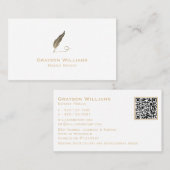 QR-Code für Quill Mobile Notary Visitenkarte (Vorne/Hinten)