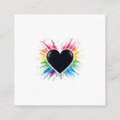 QR-Code für Rainbow Burst Begleitkarte (Rückseite)