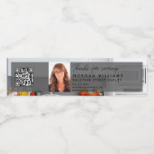 QR-Code für Real Anwesen Open House Wasserflaschenetikett (Einzelnes Label)