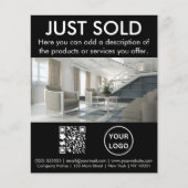 QR-Code für reales Anwesen-Werbeprogramm für Fotos Flyer (Vorne)