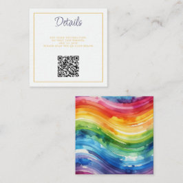 QR-Code für Regenbogenkuchen Begleitkarte