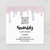 QR-Code für ReinigungsHouse Office Services Quadratische Visitenkarte (Rückseite)