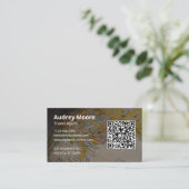 QR-Code für Reisebüro Visitenkarte (Stehend Vorderseite)