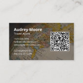 QR-Code für Reisebüro Visitenkarte (Vorderseite)