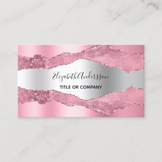 QR-Code für Rosa Silberstreifen Visitenkarte (Vorderseite)