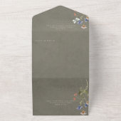 QR-Code für rustikale, längliche Wildblume All In One Einladung (Außenbereich)