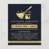 QR-Code für Säuberungsleistungen von Schiffen und  Flyer (Vorne)