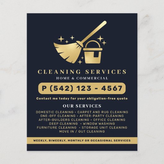 QR-Code für Säuberungsleistungen von Schiffen und  Flyer (Vorne)