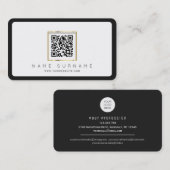 QR-Code für Scanner beruflich oder persönlich Visitenkarte (Vorne/Hinten)