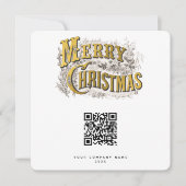 QR-Code für Scanner für Weihnachten (Vorderseite)