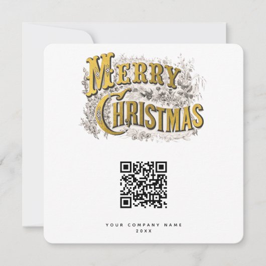 QR-Code für Scanner für Weihnachten (Vorderseite)