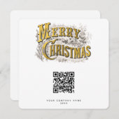 QR-Code für Scanner für Weihnachten (Vorne/Hinten)