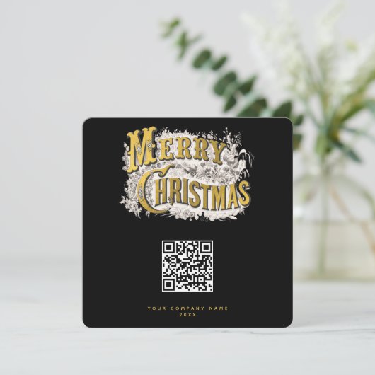 QR-Code für Scanner für Weihnachten (Stehend Vorderseite)